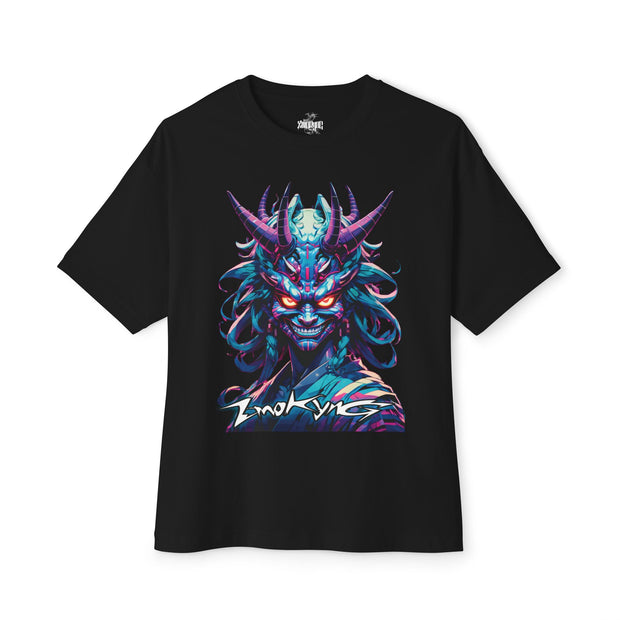 Playera negra original ZMOKYNG Oni7 Oversized