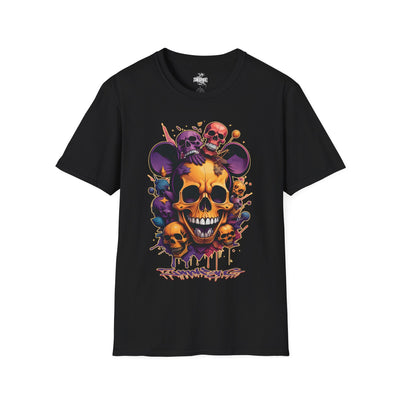 Playera negra original ZMOKYNG The Mouse Skull