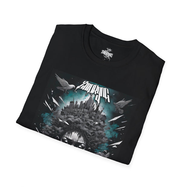 Playera negra original ZMOKYNG Stress