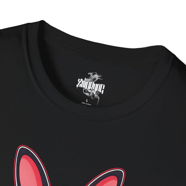 Playera negra original ZMOKYNG Bunny Easter