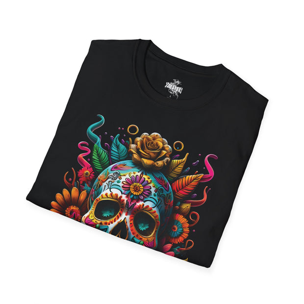 Playera negra original ZMOKYNG Candy Skull