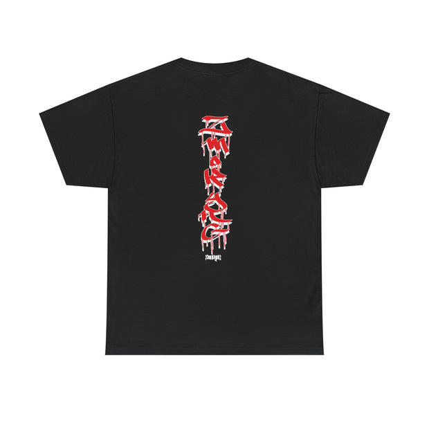 Playera negra original ZMOKYNG Zombie Santa Tee