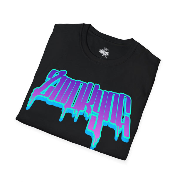 Playera negra original ZMOKYNG ZmoKynG morado