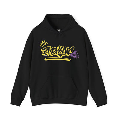 Sudadera con capuccha negra ZmoKynG G-lowGraff Heavy Blend™ Hoodie
