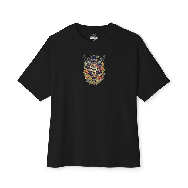 Playera negra original ZMOKYNG Oni6 Oversized Tee