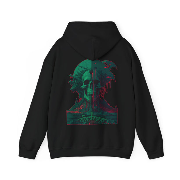 Sudadera con capucha ZMOKYNG Skull Horizon Heavy Blend™ Hoodie
