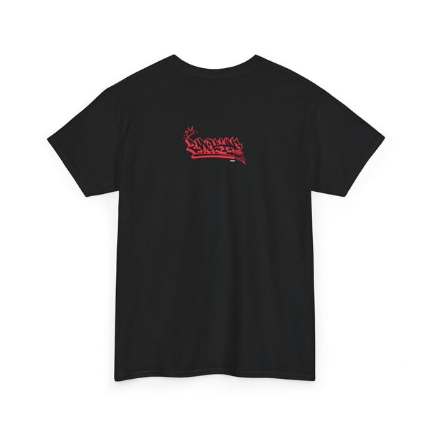 Playera negra original ZMOKYNG RedZ named Tee