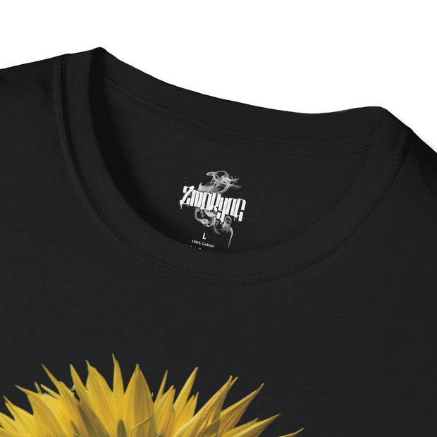 Playera negra original ZMOKYNG hiphop Yellow