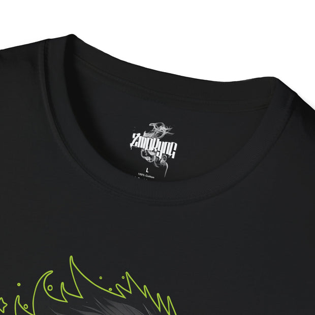 Playera negra original ZMOKYNG Payaso Verde