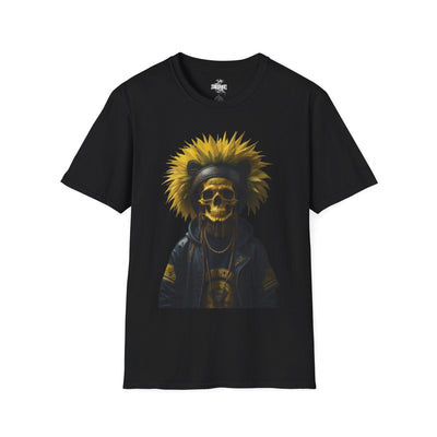 Playera negra original ZMOKYNG hiphop Yellow
