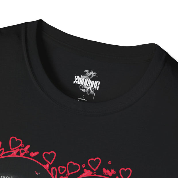 Playera negra original ZMOKYNG Buscando el amor