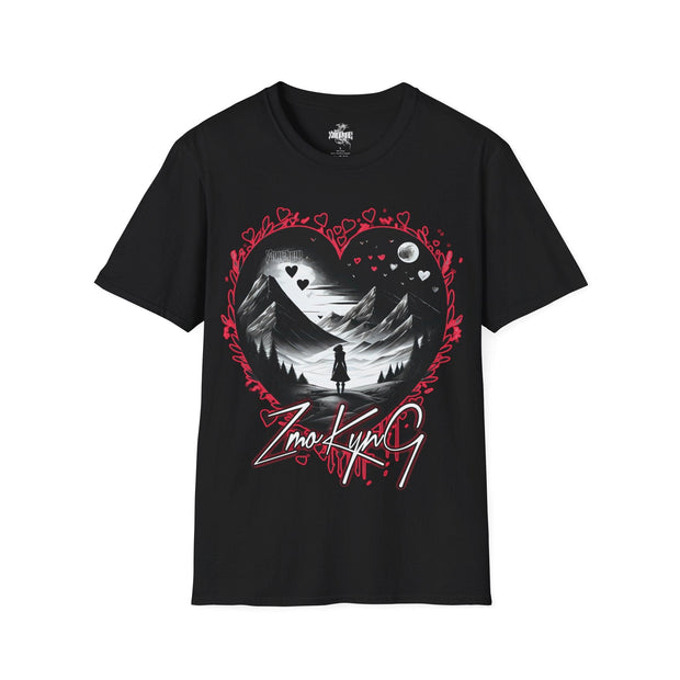 Playera negra original ZMOKYNG Buscando el amor