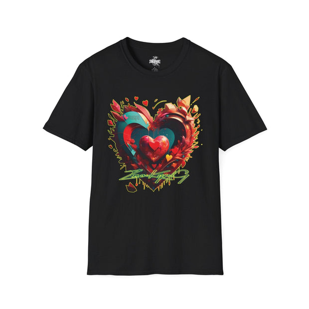 Playera negra original ZMOKYNG Mi Corazon