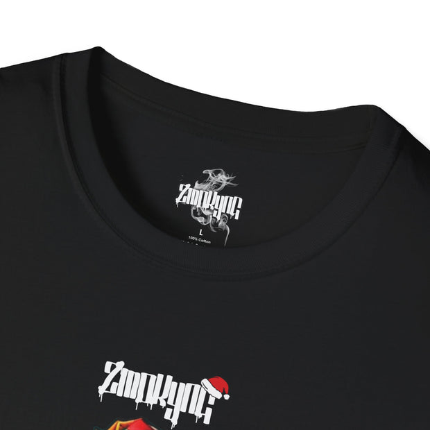 Playera negra original ZMOKYNG Bear X-mas