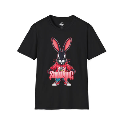 Playera negra original ZMOKYNG Bunny Easter