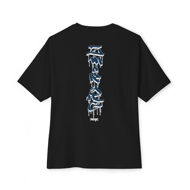Skull Oversized Tee Playera negra Original ZmoKynG