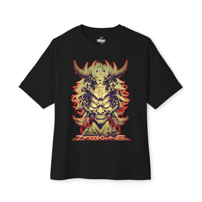 Playera negra original ZMOKYNG Oni8 Oversized