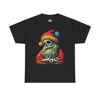 Playera negra original ZMOKYNG Zombie Santa Tee