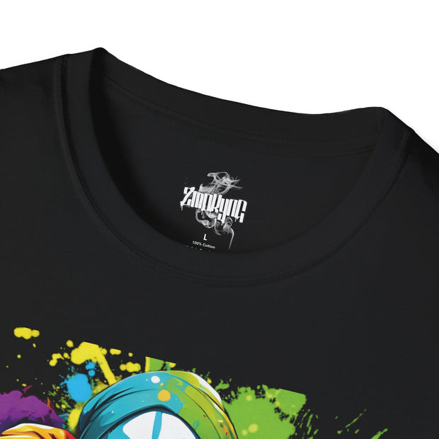 Playera negra original ZMOKYNG Happy Christmas