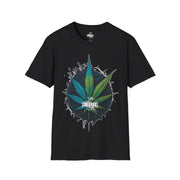 Playera negra original ZMOKYNG Weed1 T-Shirt