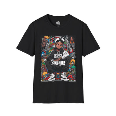 Pose Playera negra original ZMOKYNG