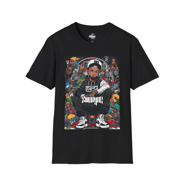 Pose Playera negra original ZMOKYNG