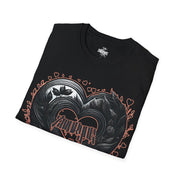 Playera negra original ZMOKYNG Corazon Gris