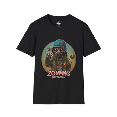 Playera negra original ZMOKYNG Happy Dog