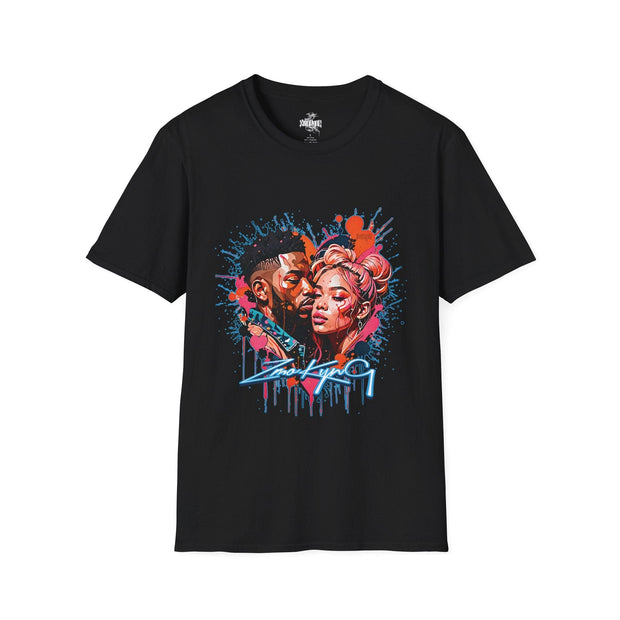 Playera negra original ZMOKYNG Couple