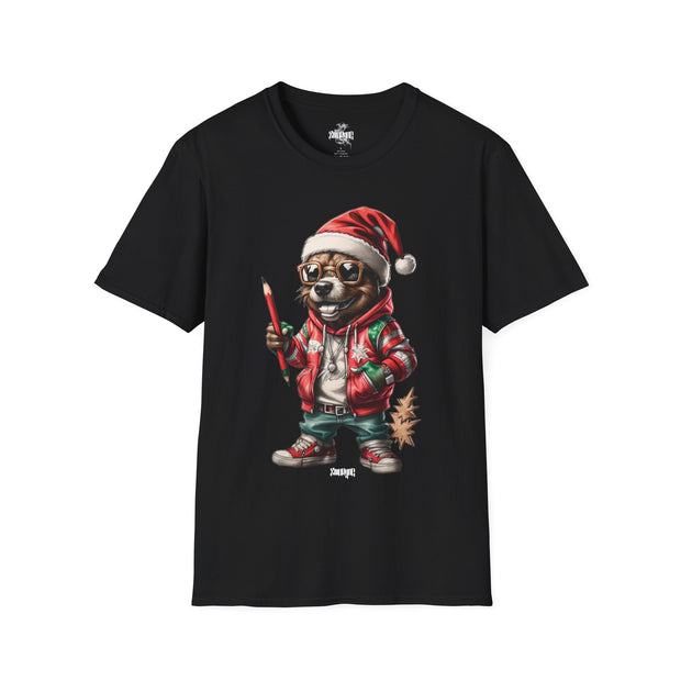 Playera negra original ZMOKYNG Bear Pencil