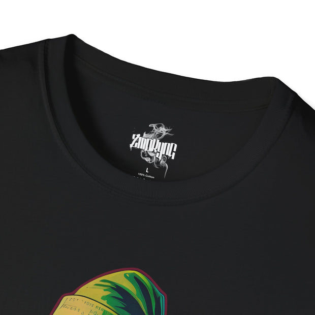 Playera negra original ZMOKYNG Green Santa